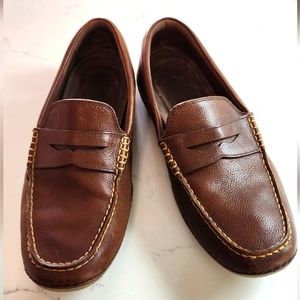 Mens leather loafers